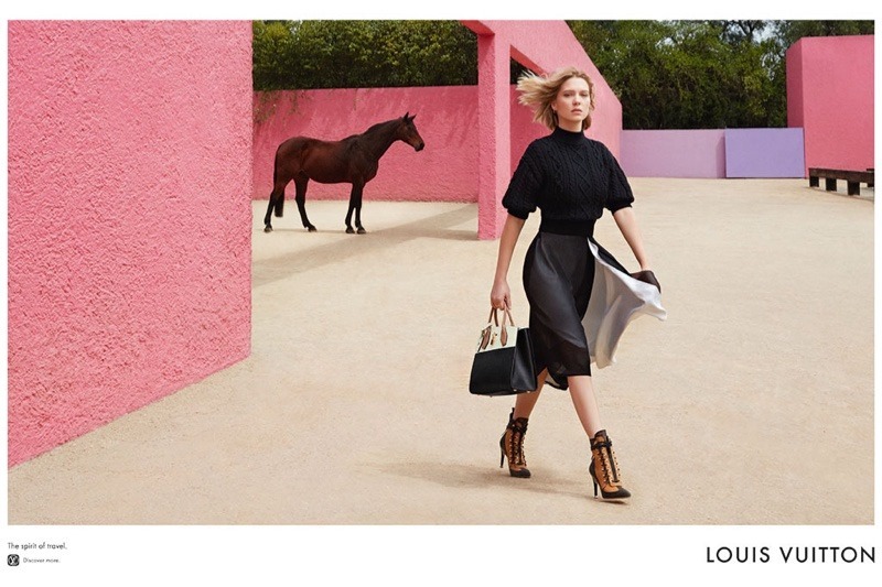 Julia Nobis Returns for Louis Vuitton Capucines Summer 2020