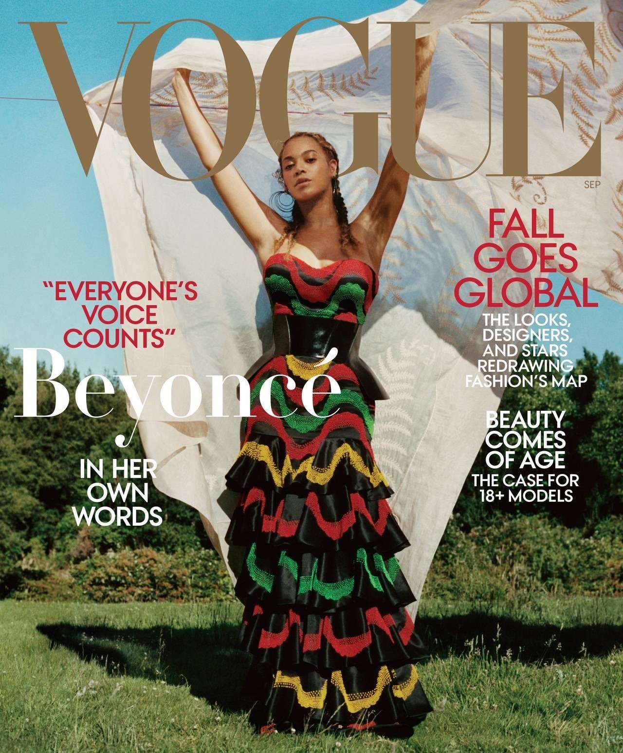 VOGUE MAGAZINE: Beyonce Knowles By Tyler Mitchell – Image Amplified