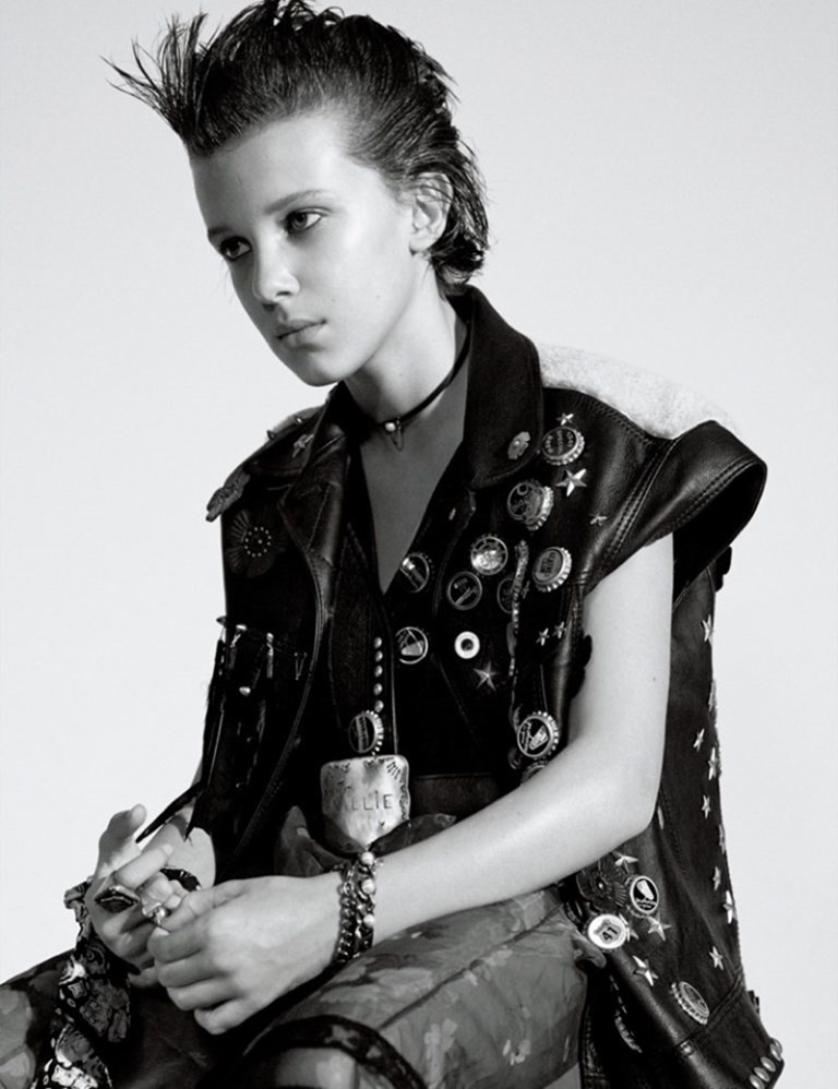 Interview Magazine Millie Bobby Brown By Mikael Jansson Image
