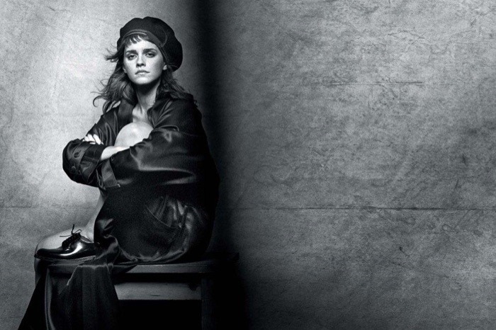 Vogue Australia Emma Watson By Peter Lindbergh Image