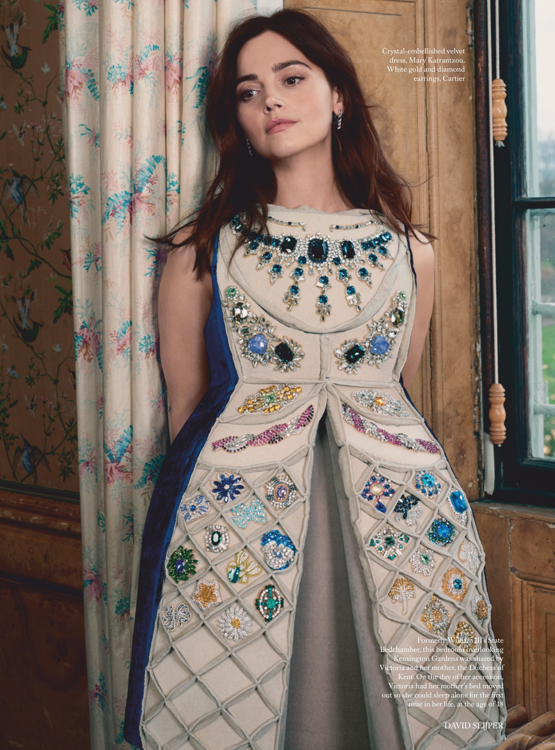 Image Amplified : HARPER’S BAZAAR UK: Jenna Coleman by David Slijper