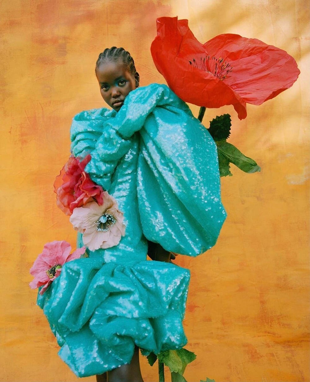 BRITISH VOGUE: Adut Akech by Nadine Ijewere | Image Amplified