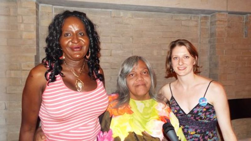 Janetta Louise Johnson, Miss Major Griffin-Gracy and Lisa Junkin-Lopez, 2014. Photo Gretchen Rachel Blickesnderfer