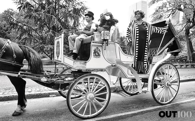 Miss Major Griffin-Gracy, Community Leader OUT100 in Central Park, NYC on 4th August 2016. Photo Gavin Bond