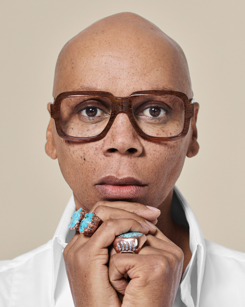 RuPaul for The Guardian Weekend Magazine, 2018. Photo Dylan Coulter