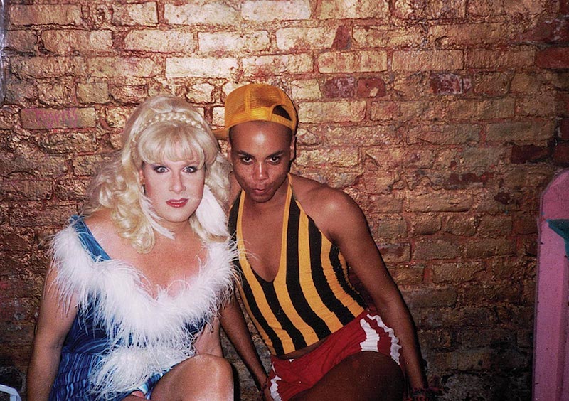 RuPaul with Lady Bunny at New York's Pyramid club, 1987. Photo Linda Simpson