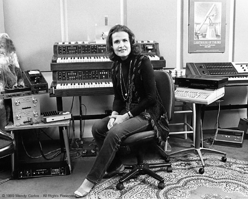 Wendy Carlos at her Greenwich Village studio, 1984. Photo Vernon L. Smith.2