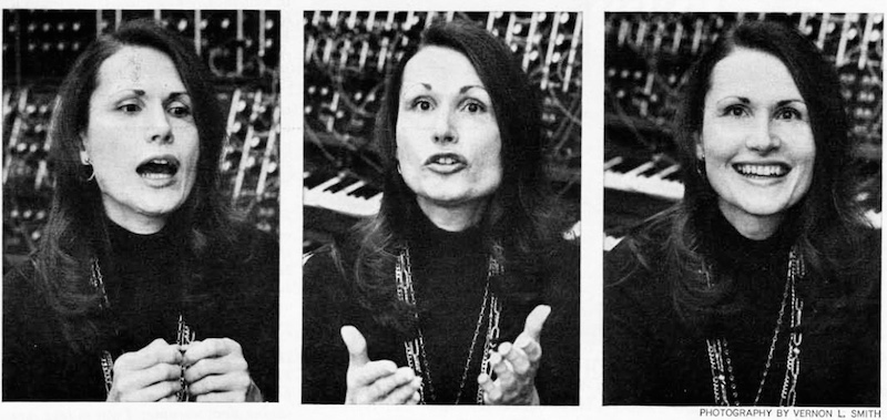 Wendy Carlos from Playboy Interview, 1979. Photo Vernon L. Smith